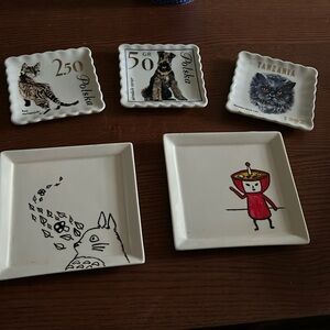 5 small catch all trays